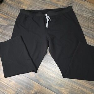 FIGS Women's Technical Collection Black Scrub Pants Bottoms Size XXL